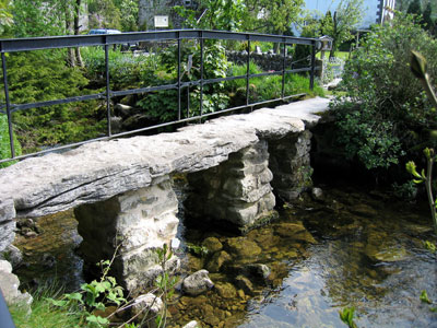 Footbridge over Malham Beck